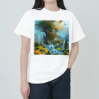 positive_poem05の神秘的な場所で創作活動 Heavyweight T-Shirt