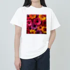 オンラインショップイエローリーフの色鮮やかな花 Heavyweight T-Shirt