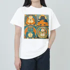 yuki-naの太った猫グッズ Heavyweight T-Shirt