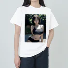 レールファン&スピリチュアルアイテムショップのAI美女 Heavyweight T-Shirt