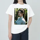 レールファン&スピリチュアルアイテムショップのAi 美女 Heavyweight T-Shirt