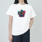 momonekokoのROCKなオオム ヘビーウェイトTシャツ