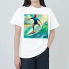 mitsuhiroのサーフィン男子 Heavyweight T-Shirt