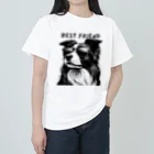 ビビりな番犬くんのBest Friendわんこ ヘビーウェイトTシャツ