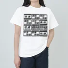 レールファン&スピリチュアルアイテムショップの鉄道風デザイン Heavyweight T-Shirt