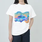 ro kuの未来のお散歩タイム Heavyweight T-Shirt