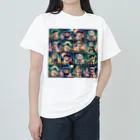 KONEKO_NEKOの猫パラダイス ヘビーウェイトTシャツ