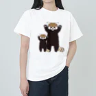 かざあなのレッサーパンダ息子も参戦 ヘビーウェイトTシャツ