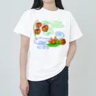 Lily bird（リリーバード）の枝つきホオズキ 水紋（和柄）その2 Heavyweight T-Shirt