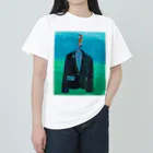 Yuhki | おばけのゆうき 公式オンラインショップ　【ちぎり絵・貼り絵のTシャツ・パーカー・スマホケース・バッグ・日用品・雑貨・文具・ドッグTシャツなど販売中】のタツノオトシゴのクリーニングやさん ヘビーウェイトTシャツ