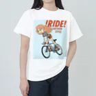 nidan-illustrationの!RIDE! (CARTOON STYLE) ヘビーウェイトTシャツ