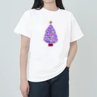 NIKORASU GOのクリスマスツリー ヘビーウェイトTシャツ
