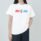 SANKAKU DESIGN STOREの1991年5月5日は彼らの記念日。 ヘビーウェイトTシャツ