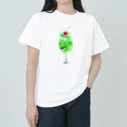 ぽっけのメロンソーダとペンギン ヘビーウェイトTシャツ