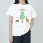 monocraftのアニマルツリー ヘビーウェイトTシャツ