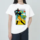huroshikiの夏のアヌビス神 in the beach ヘビーウェイトTシャツ