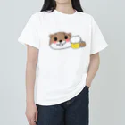 ドキドキ星人のほろ酔いカワウソ Heavyweight T-Shirt