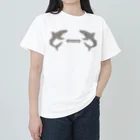 さかたようこ / サメ画家のサメさんたちの #ソーシャルディスタンス / さり気なく ヘビーウェイトTシャツ