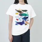 みなとまち層の生きた化石たち ヘビーウェイトTシャツ