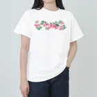 小鳥と映画館のボタニカル ベリーの花 増量版 ヘビーウェイトTシャツ