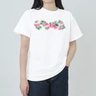 小鳥と映画館のボタニカル ベリーの花 増量版 Heavyweight T-Shirt