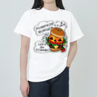 イラスト MONYAAT のGz かぼちゃバーガーA ヘビーウェイトTシャツ