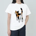 Riotoのねこけつω（三毛猫） ヘビーウェイトTシャツ