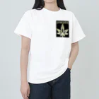 HIGHERのHIGHER original　ワッペン風ロゴ ヘビーウェイトTシャツ