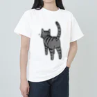 Riotoのねこけつ（サバトラ） ヘビーウェイトTシャツ