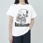 nidan-illustrationの"Ballooooon" #1 ヘビーウェイトTシャツ