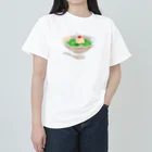 岡ちゃん@奇Tクリエイター｜王道のおもしろ Tシャツ販売中！のクリームソーダのデカ盛り Heavyweight T-Shirt