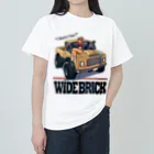 nidan-illustrationの"WIDE BRICK" ヘビーウェイトTシャツ