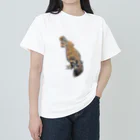 しろくまるいるいと動物たちのトーマストゲオアガマ/しがみつき ヘビーウェイトTシャツ