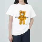 cocoartの雑貨屋さんの【you are not alone.】（茶くま） Heavyweight T-Shirt