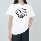kimchinのマッチョなタフガイの拳 ヘビーウェイトTシャツ