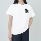 chippokeのトイプードル ブラック・小 Heavyweight T-Shirt