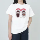 イラスト MONYAAT のスズメがちゅん*うわばきちゅんA** ヘビーウェイトTシャツ