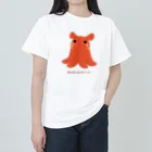 Draw freelyのめんだこさんウインナー ヘビーウェイトTシャツ