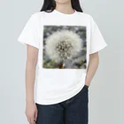 でおきしりぼ子の実験室のわたげのうたげ-正方形 Heavyweight T-Shirt