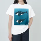 街のいろどりのオルカ、母子のひととき Heavyweight T-Shirt