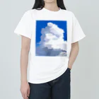 satoharuのもくもく積乱雲 ヘビーウェイトTシャツ