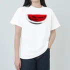 ヨープキャンが気になったのすいか -watermelon- 切 Heavyweight T-Shirt