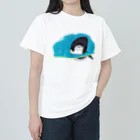 rakkosoda / コマイのペンギンの水槽 ヘビーウェイトTシャツ