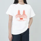 mincruの龍虎塔 〜ロンフーター〜 ヘビーウェイトTシャツ