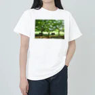 photo-kiokuの夏の木陰 ヘビーウェイトTシャツ