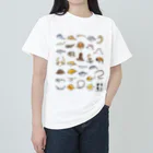 mincruのチリモン図鑑 ヘビーウェイトTシャツ