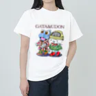 有明ガタァ商会のGATA&UDON ヘビーウェイトTシャツ