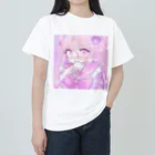 あくむ病院の依存♡少女（ゆめかわいい） ヘビーウェイトTシャツ