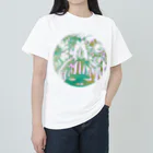 luulnagiのラブリーミロ助 ヘビーウェイトTシャツ