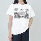 maru houseの祈りの女神 ヘビーウェイトTシャツ